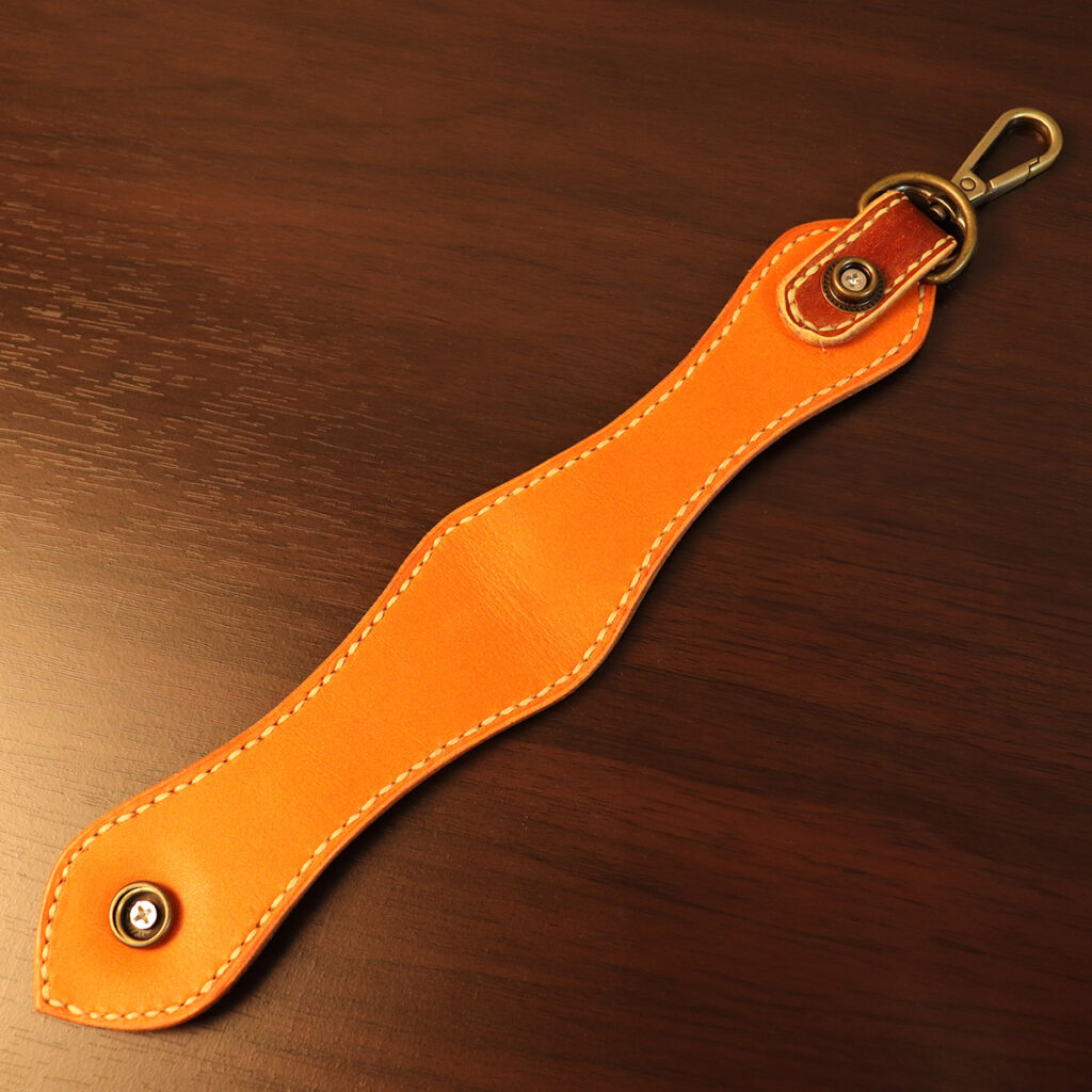 Leather Carving Belt Loop Key Holder