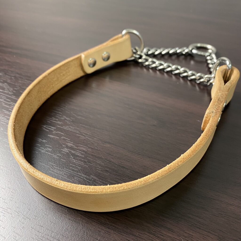 シンプル＆ストレート 本革ハーフチョーク | Simple & Straight Genuine Leather Half Choke