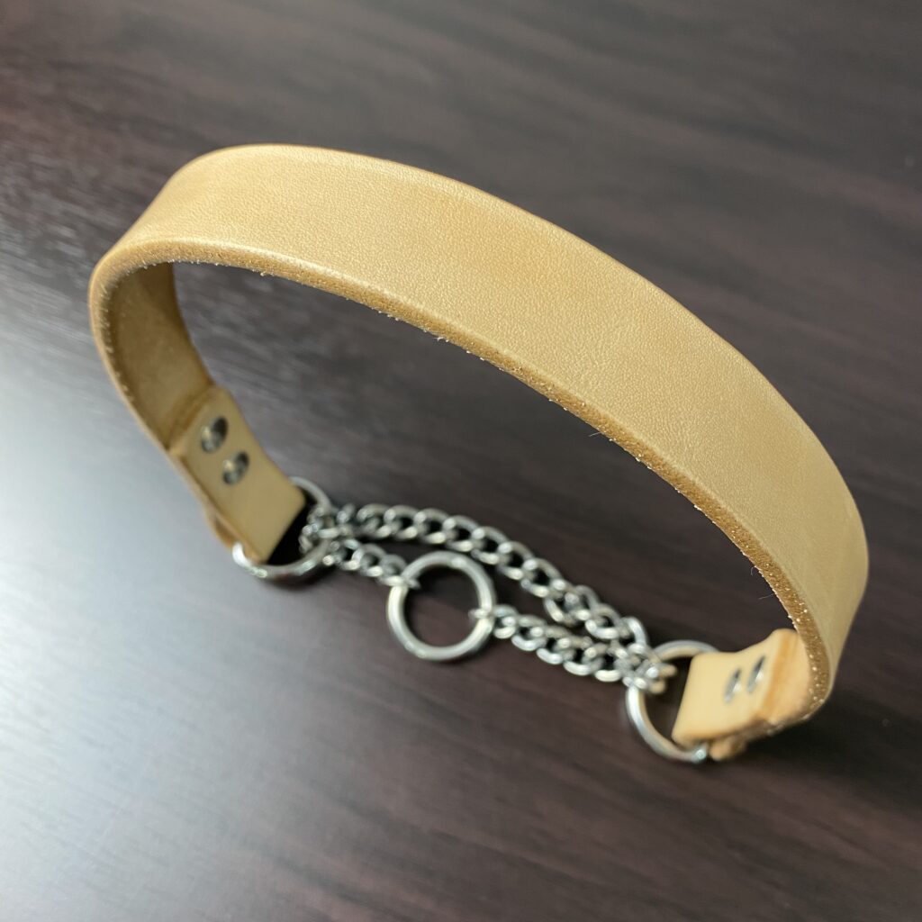 シンプル＆ストレート 本革ハーフチョーク | Simple & Straight Genuine Leather Half Choke